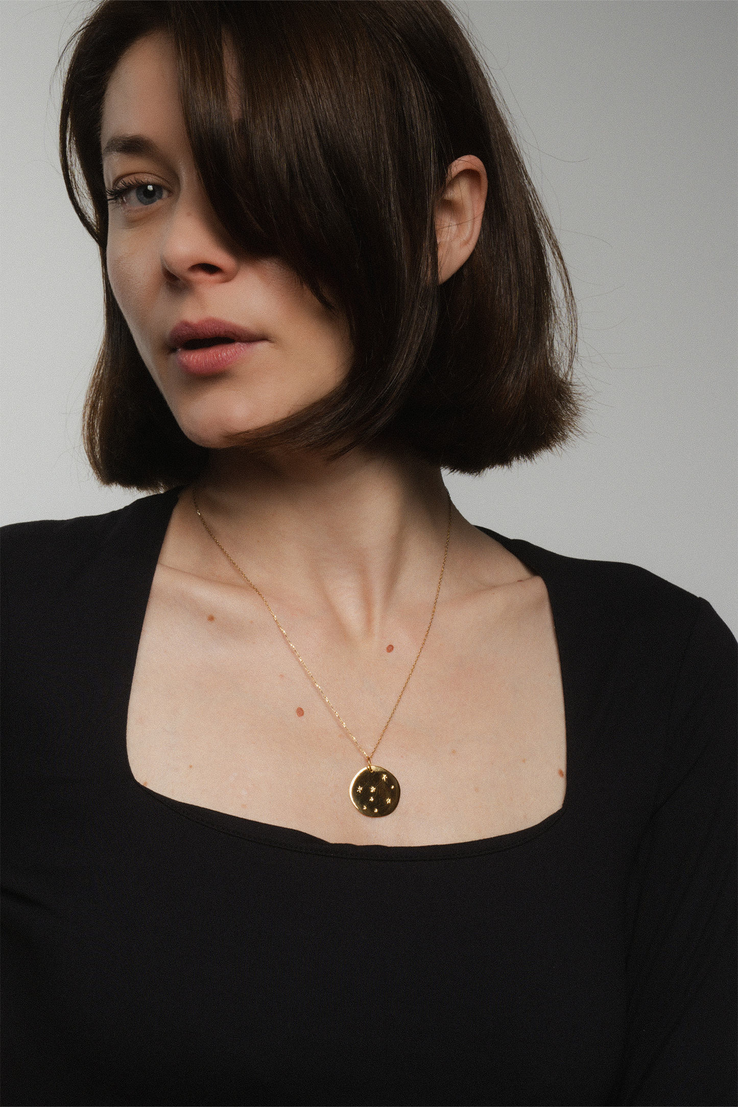 Starry Night Gold Pendant