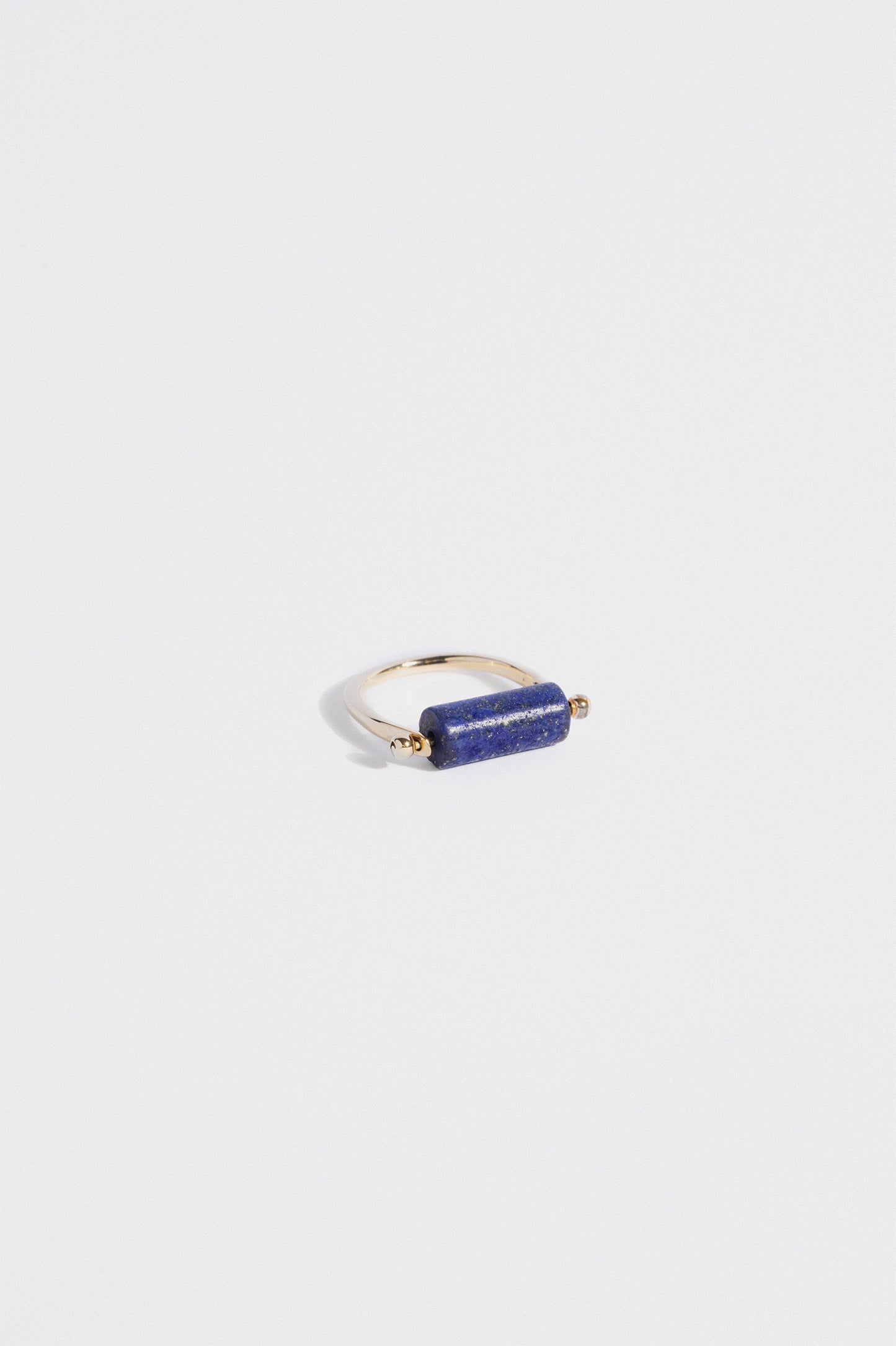 Rolling Stone Gold Ring – Blue