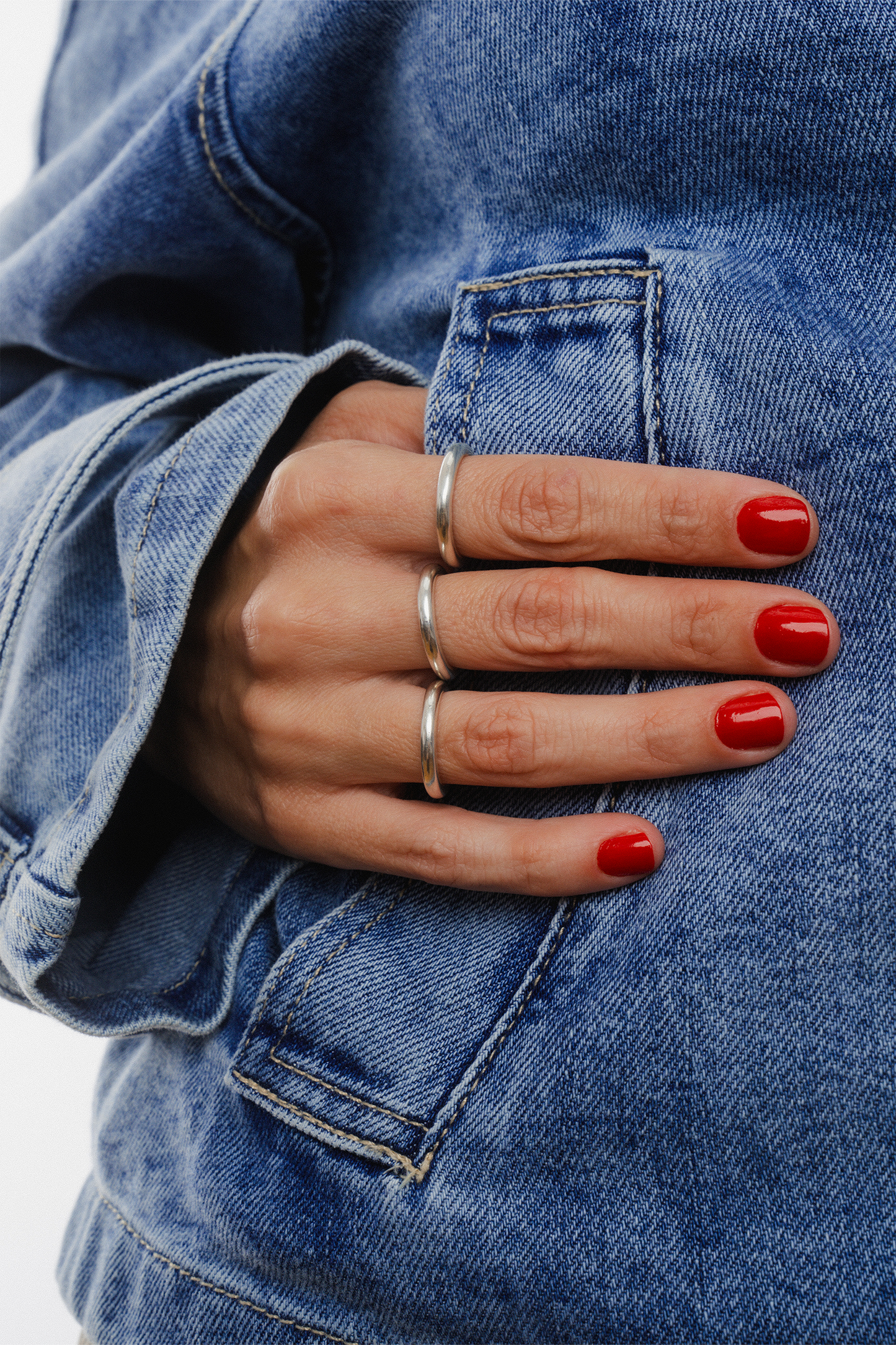 Donut Silver Ring