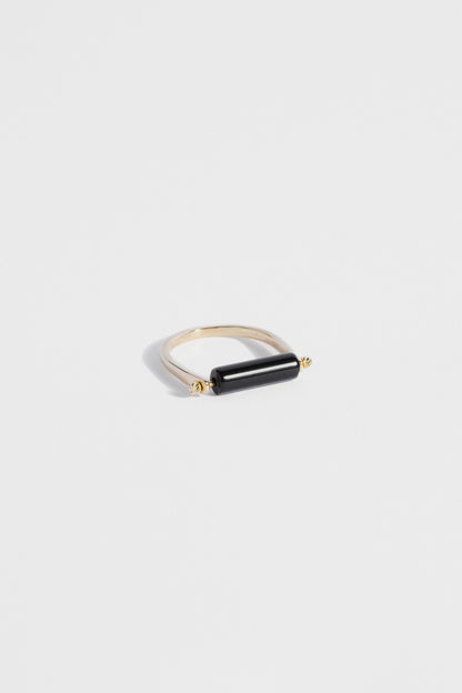 Rolling Stone Gold Ring – Black