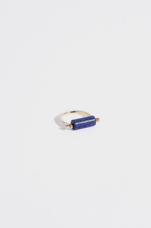 Rolling Stone Gold Ring – Blue