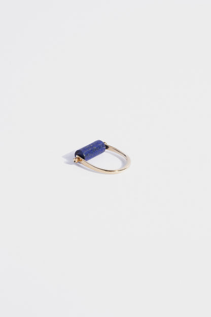 Rolling Stone Gold Ring – Blue