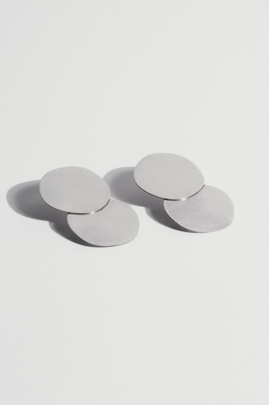 Make it Double Silver Earrings