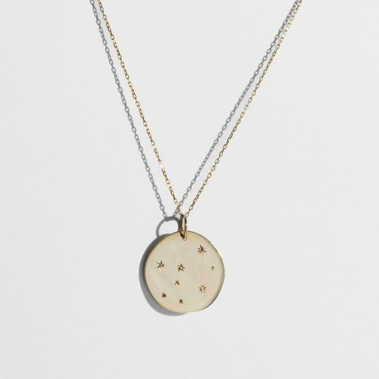 Starry Night Gold Pendant