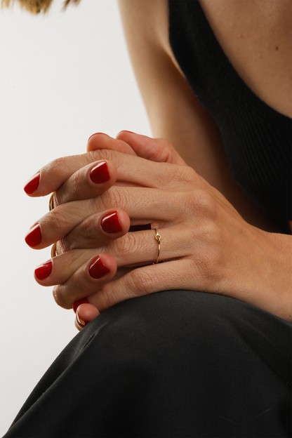Never Let Me Go Gold Ring