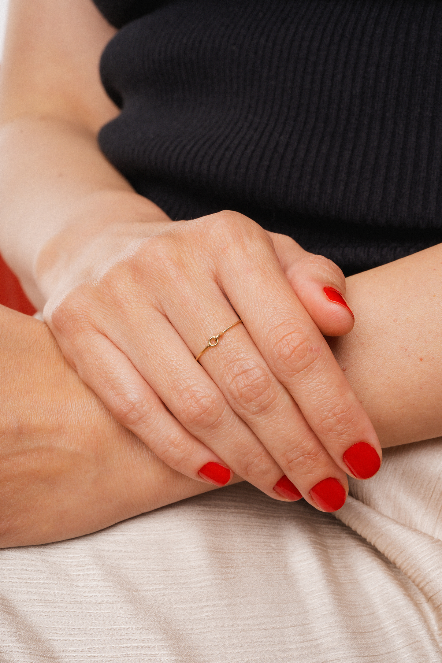 Never Let Me Go Gold Ring